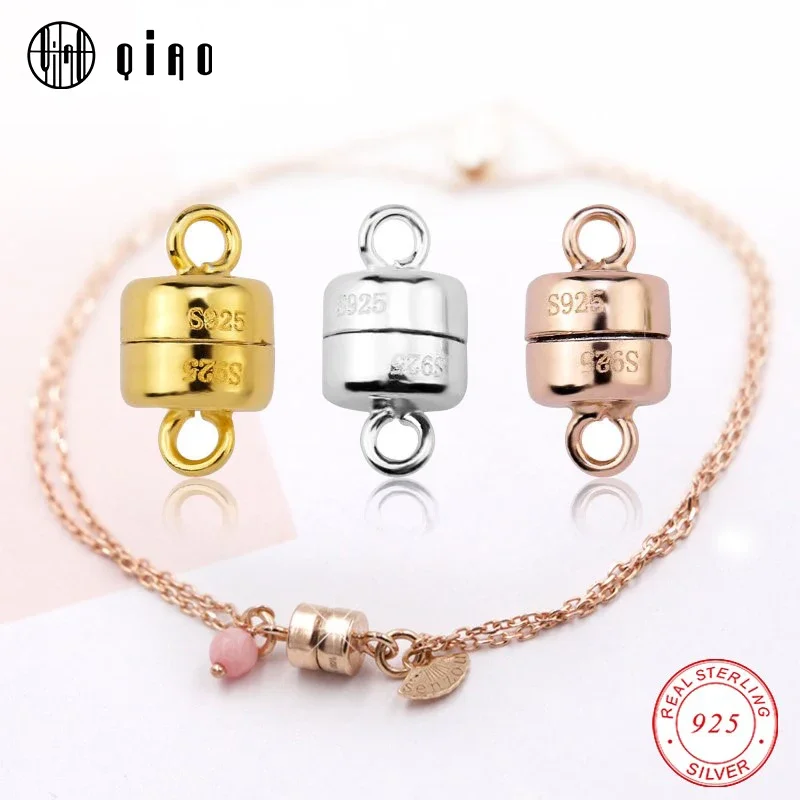 

5,7x10 мм стерлингового серебра 925 пробы магнитные застежки для влюбленных магнитные застежки для браслетов серебряные застежки-пряжки для изготовления ювелирных изделий своими руками