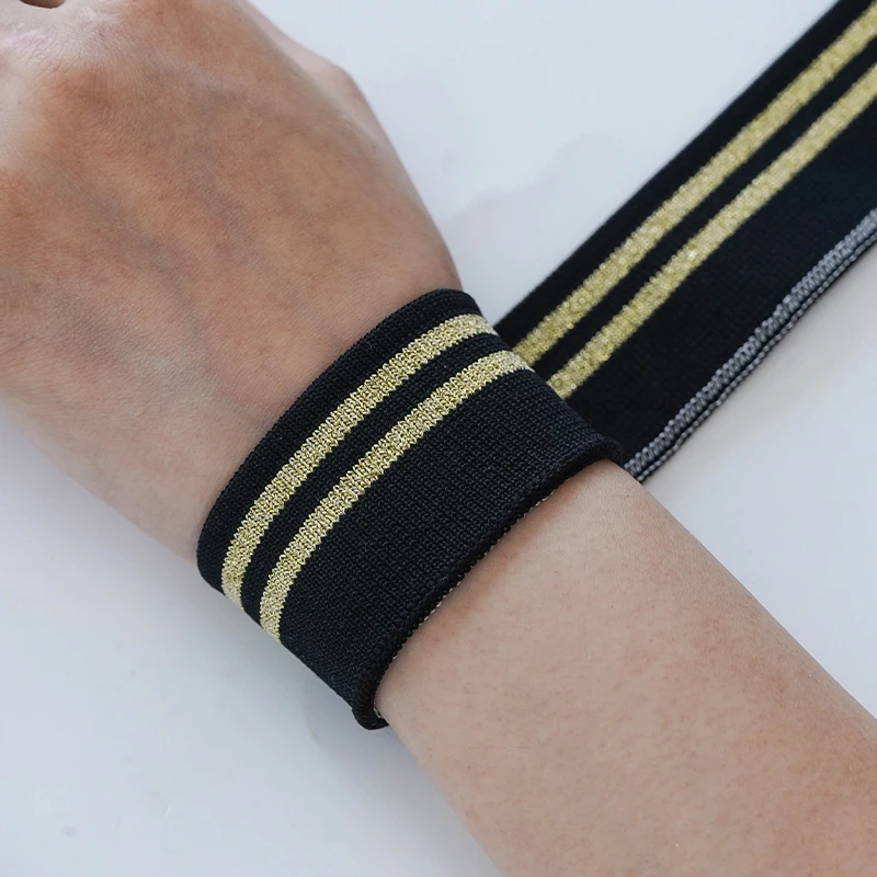 80cm Elastic Cotton Spandex Stretch Knit Cuff Waistb And Leg Arms Collar Hem Rib DIY Accessories Sewing Fabric TJ0509