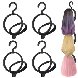 4 pcs Portable Wig Display Stand Wig Hanger Stand For Multiple Wigs Drying Stand Hanging Wig Stand Plastic Wig Dryer Stand