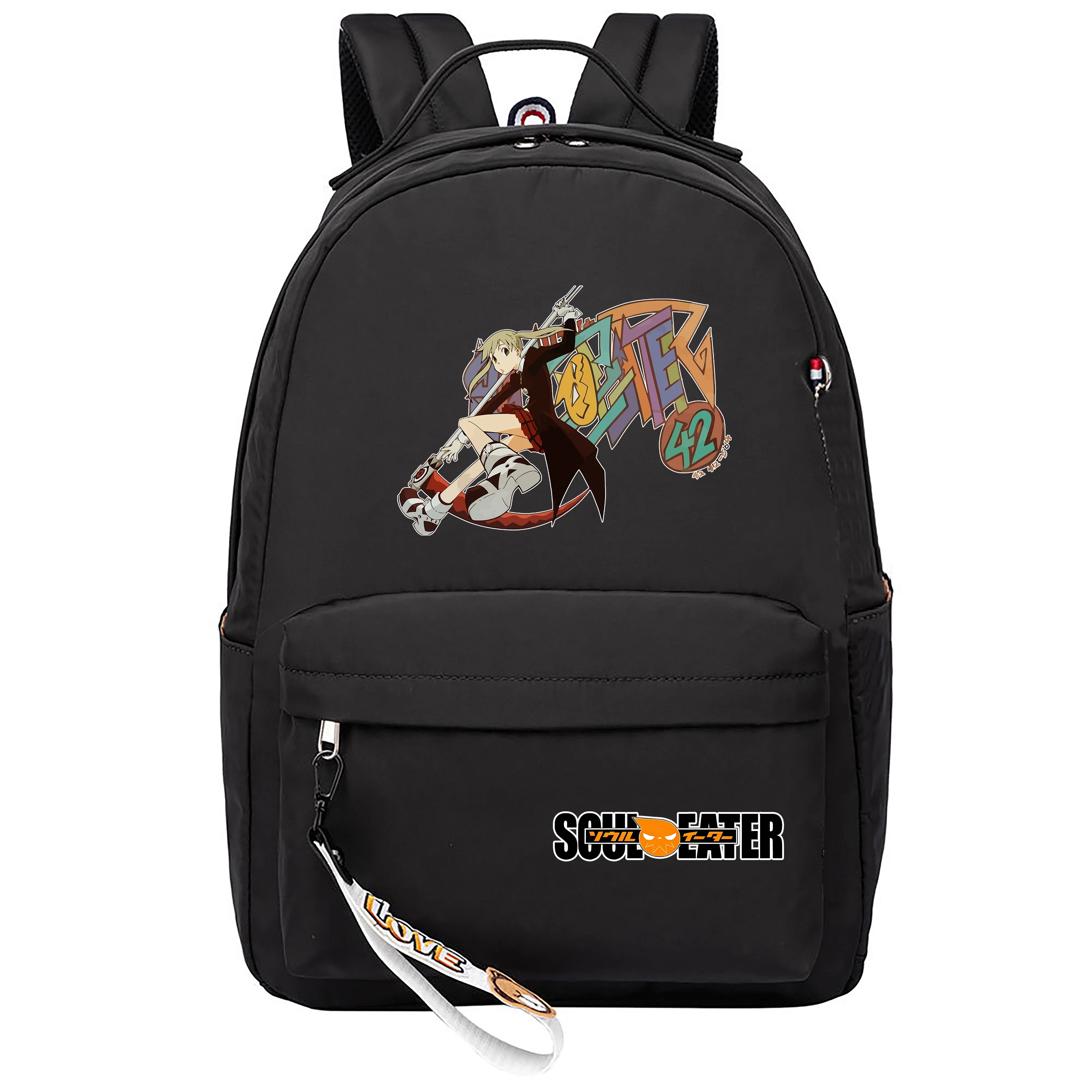 Anime Soul Eater Girls Cute Backpack Nylon Pink Bookbag Casual Daypack Travel Laptop Bagpack Fashion Student Cartoon School Bags