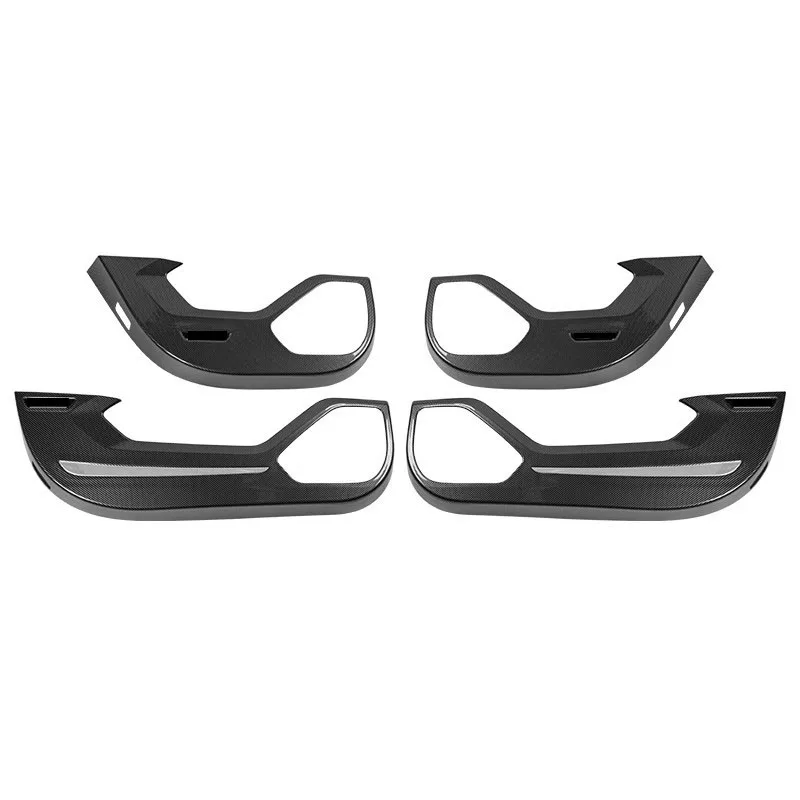 4PCS Car Door Kick Mat Anti Scratch Protector Compatible with Zeekr 001 009 X Auto Interior Accessories Easy Clean Durable