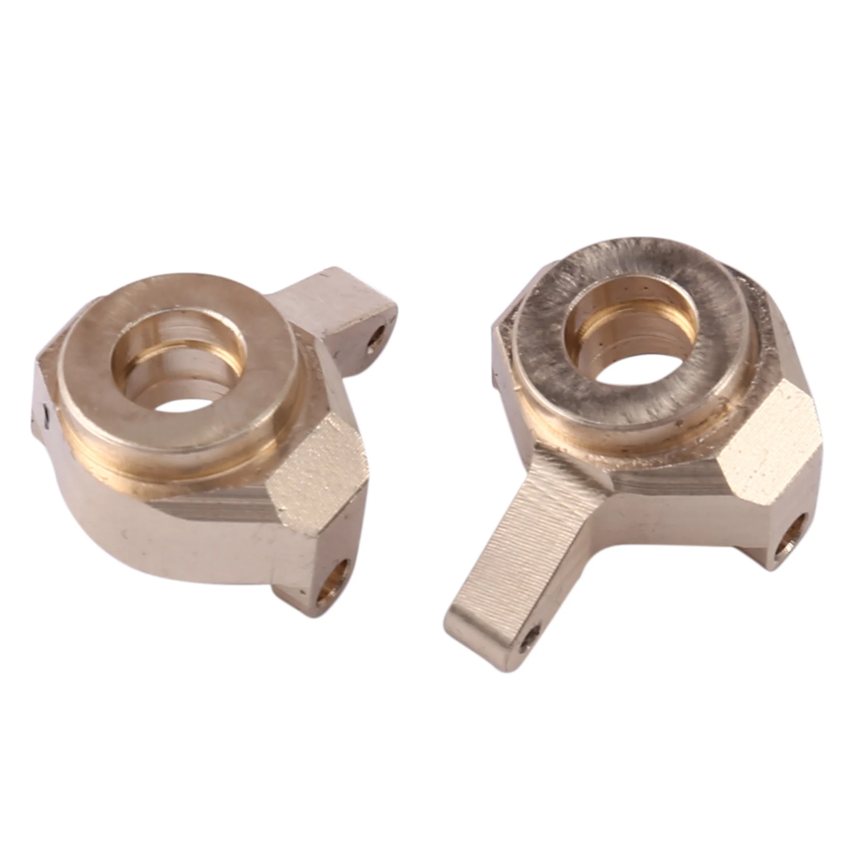 Brass Front Steering Cup Steering Knuckle Upgrade Parts for 1/24 RC Crawler Axial SCX24 AXI90081 Accessories