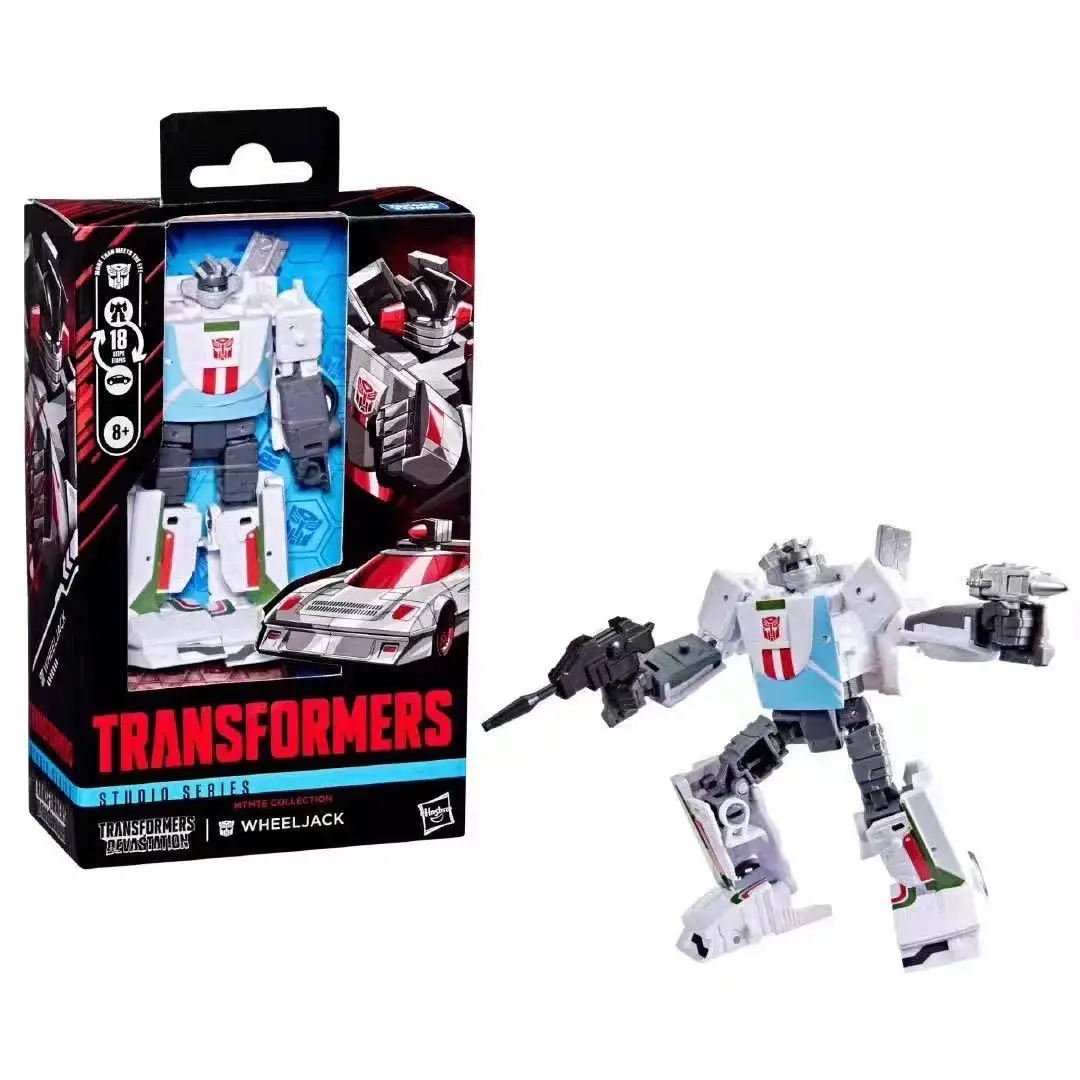 Op voorraad Hasbro Transformers Klassiek speelgoed Age Of The Primes Deluxe Wheeljack-actiefiguur Robotspeelgoed Verzamelobjecten Geschenken Hobby's