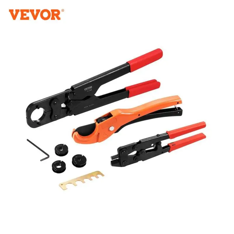 VEVOR PEX Pipe Crimping Kit Pro Press Crimper for 3/8