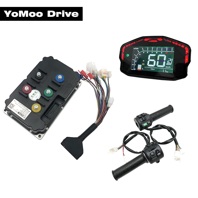 

FarDriver ND72850 Controller DC 450A 8000W Programmable With DKD Display and T08 Throttle For High Speed Electirc Motorcycle