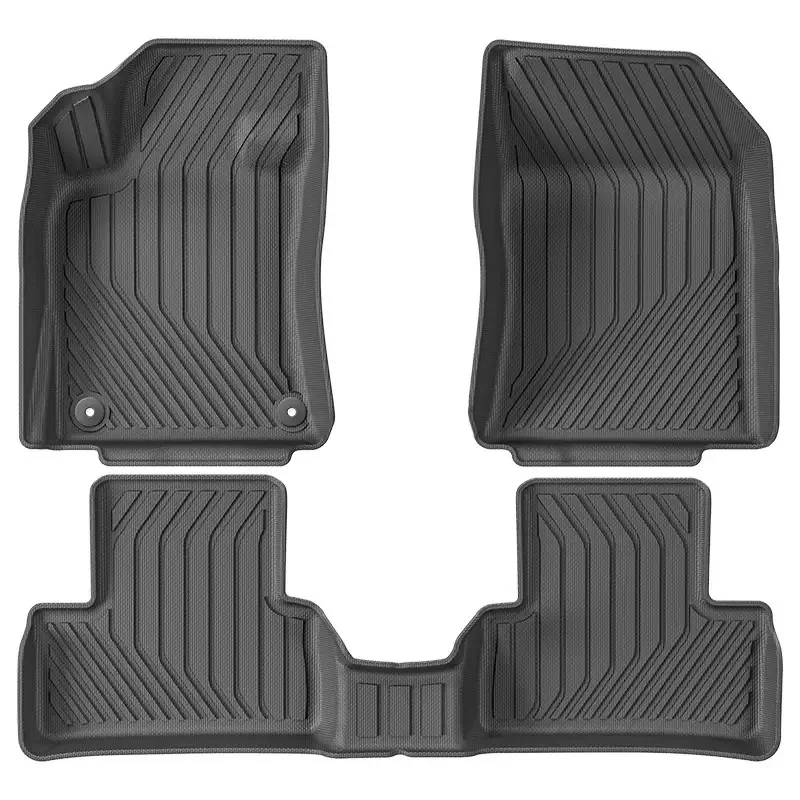 for 2022 2023 2024 Peugeot 308 Fuel TPE 3D Car Floor Mats Cargo Liner Trunk Pad Black Waterproof All Weather Left Hand Drive