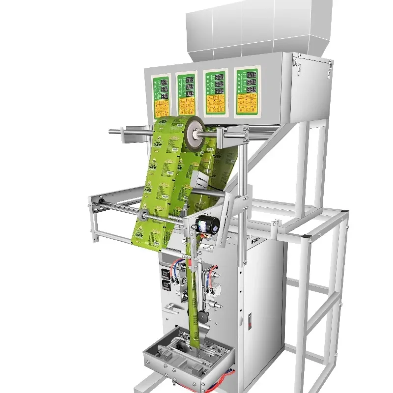 

Automatic granular powder multi-head mixing packaging machine