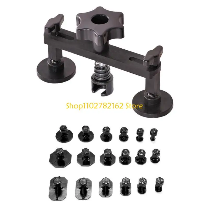 

547B Dent Repair Bridge Dent Pullers, Accessory Include 18 Pullers Tabs for Car Truck Refrigerator