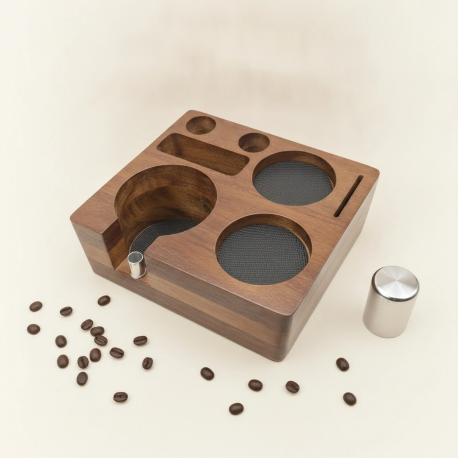 Stacja do kawy z litego drewna – Espresso Tamper Station recenzja i cena