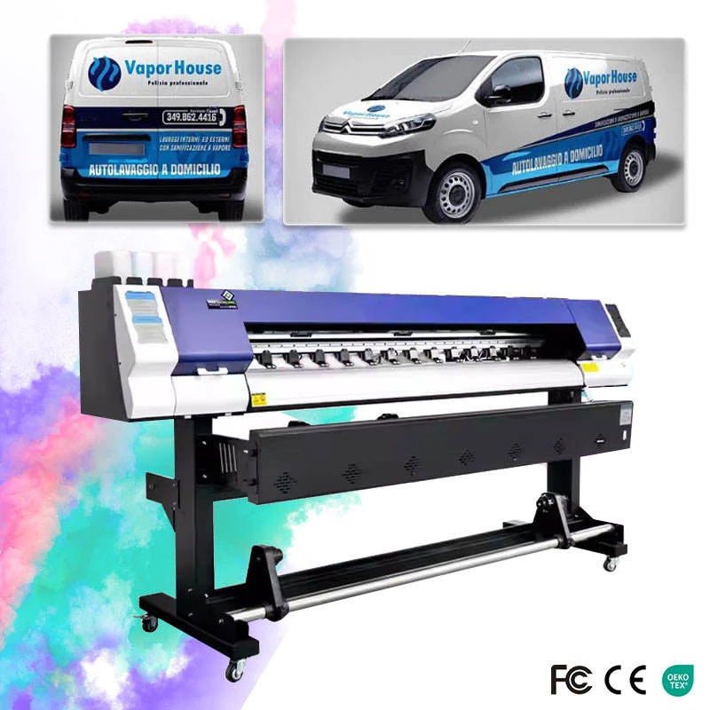 

1.9m 6ft Wide Sublimation Inkjet Plotter with Double for I3200 Heads Roll-to-Roll Plate for Flex/Egg/Clothing 1 Year Warranty
