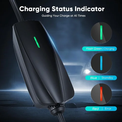 New JET 3.5KW GBT Portable AC EV Charger 250V 16A for Home with 3pin Plug