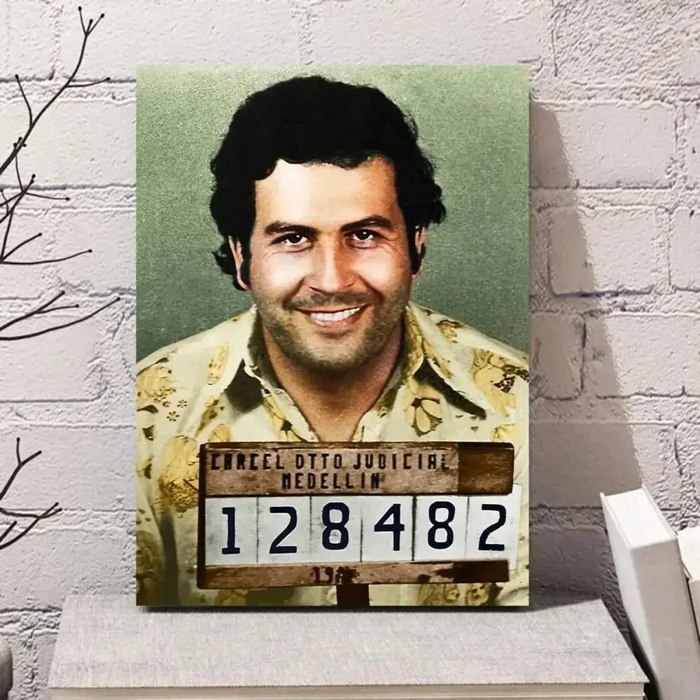 Classic Vintage  Wall Art Drug Lords TV Series Pablo Escobar Canvas Paint Poster Home Living Room Bedroom Decoration