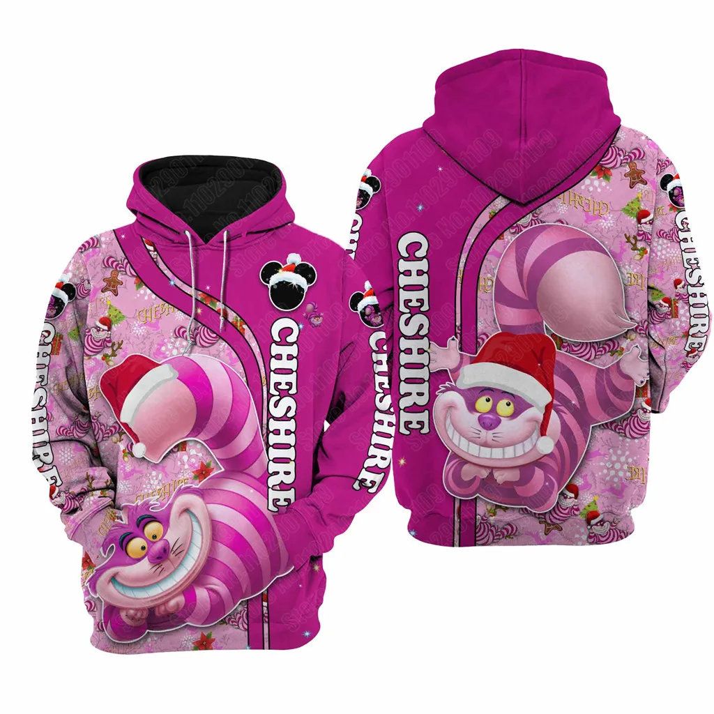 Cheshire Cat Alice In Wonderland cartoon men women 3D Print High quality Fleece Zipper/ Hoodies Pullover Tops dropshipping