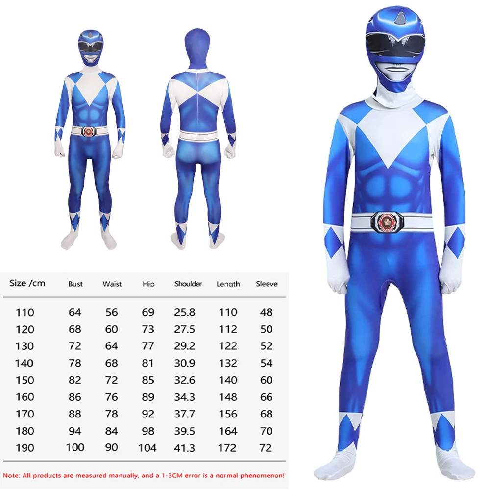 Morpher Superheld Cosplay Kostuum Samurai Sentai Shinkenger Rangers Cosplay Fantasia Halloween Verjaardagsfeestje Jumpsuit Masker Pak