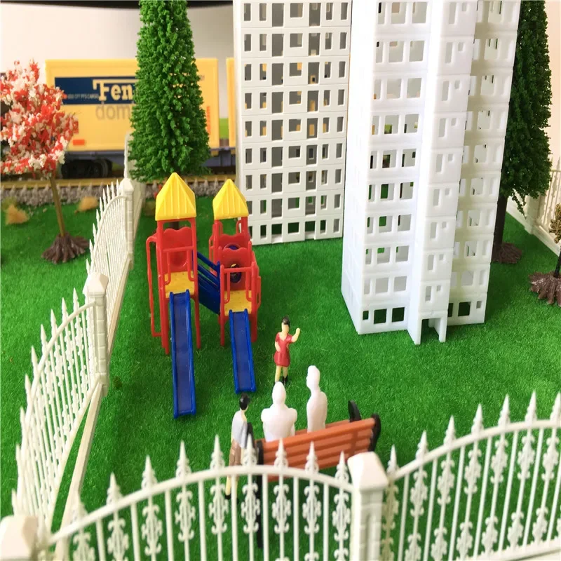 100PCS 도색되지 않은 건축 모델 피규어 사람들 세트 1/50 1/75 1/100 1/150 1/200 화이트 핫 세일