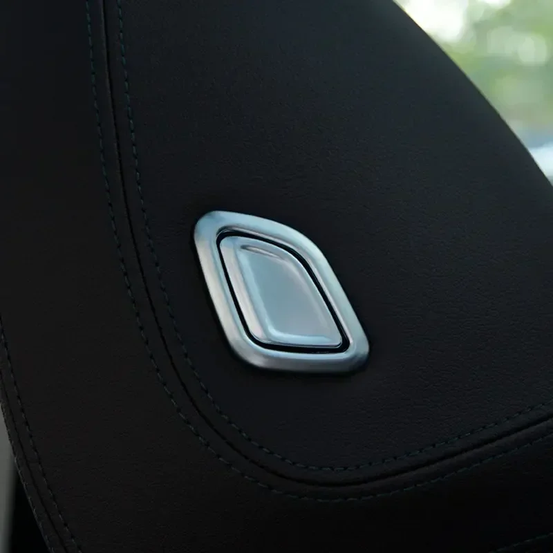 

ABS Carbon Fiber Car Headrest Button Frame Cover Trim For BMW X3 X4 G01 G02 2018-2024 Interior Car Accessories