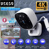 New 4K Mini Security Camera WiFi Monitor IP65 Waterproof Full Color Night Vision Motion Detect Surveillance With 2 Way Audio