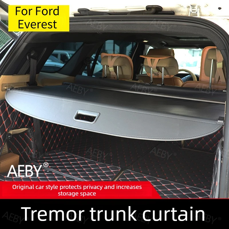 

Для Ford Everest 2015-2021: чехол для багажника, солнцезащитный козырек для багажника, выдвижной и складной, защита от УФ-излучения, чехол для багажа, аксессуар для салона автомобиля.