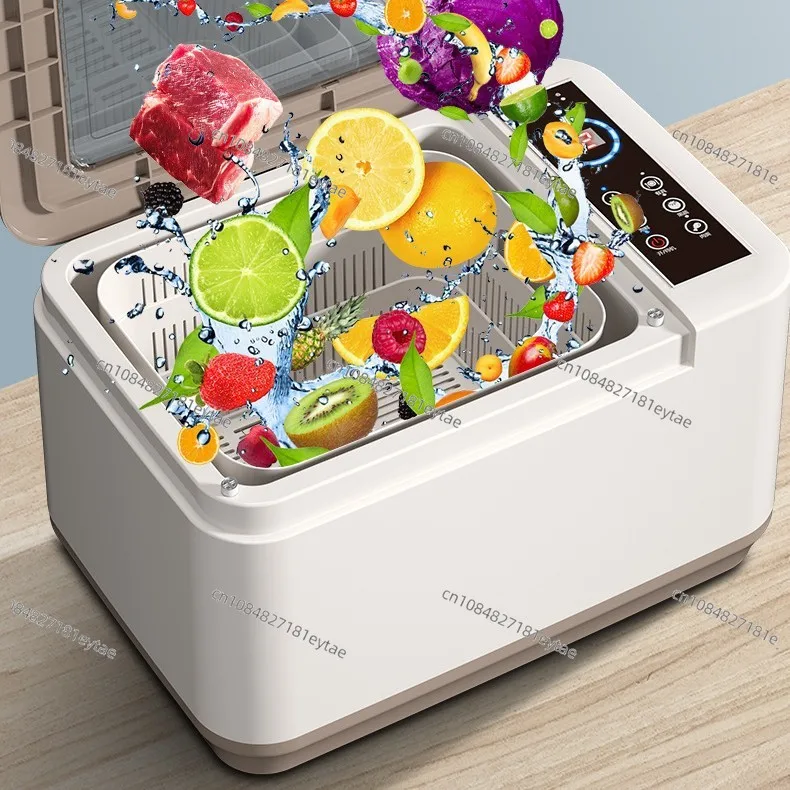 Household Fruit Vegetable Washing Machine Automatic Sterilizer Purifier Pesticide Remover for Produce Cleaning