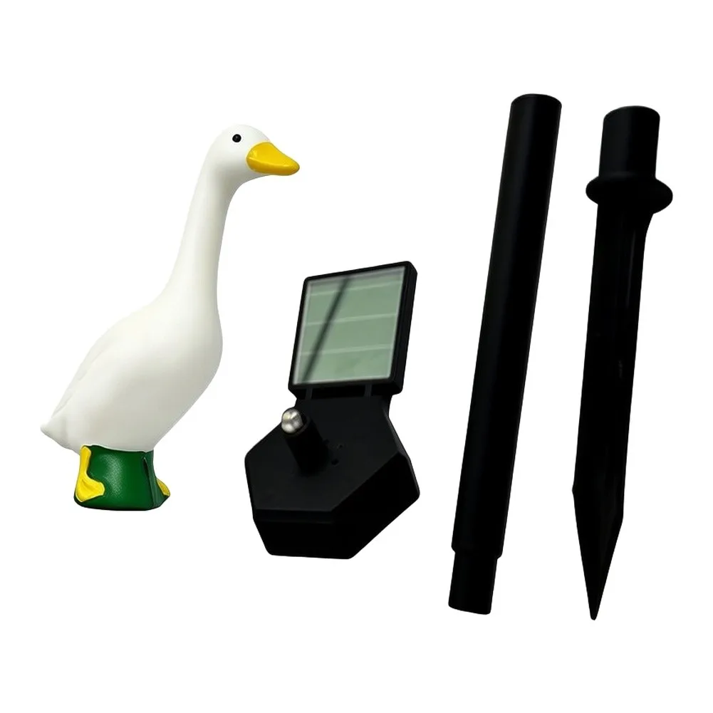 for Solar Powered Bird Solar Goose Lamp Weather Resistant Material Energy Efficient Solution For Night Illumination