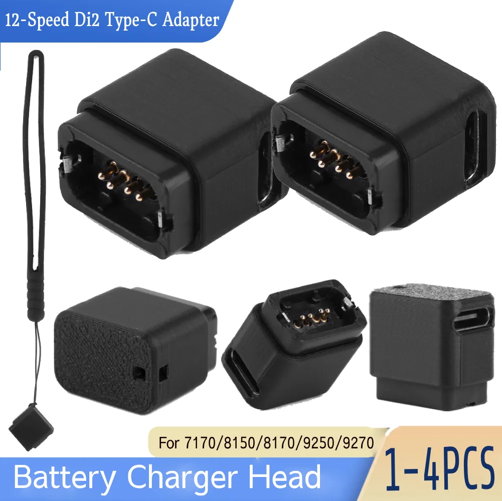 

1/2/3/4Pcs Battery Charger Head for 9270 9250 8170 7170 12-Speed Di2 Electric Bicycle Type-C Adapter Bike Accessories