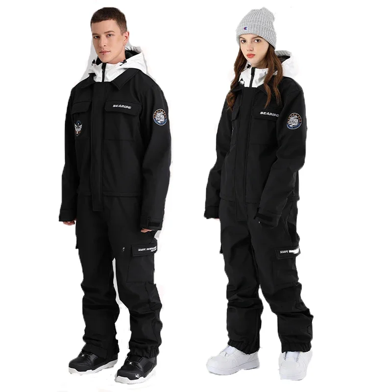 

New Workwear Ski Suits for Men Women Sets Waterproof Windproof Breathable Jumpsuits Skiing Snowboarding Ski Jackets and Pants