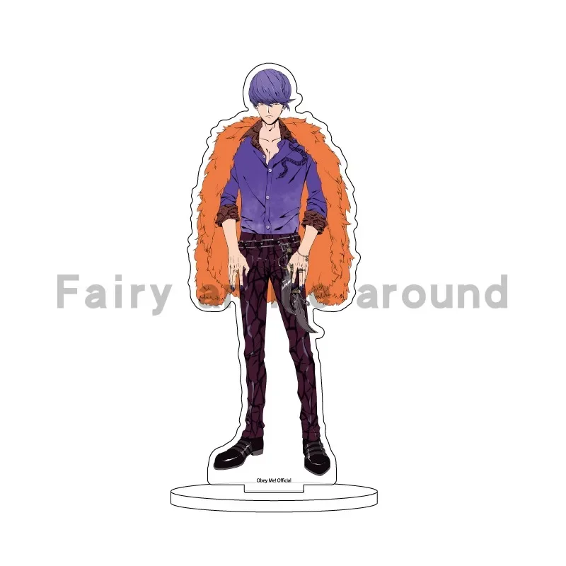 Game 2-Obey Me Anime Lucifer Mammon Leviathan Asmodues Beelzebub Belphegor Acrylic Stand Doll Figure Model Plate Toy For Gift