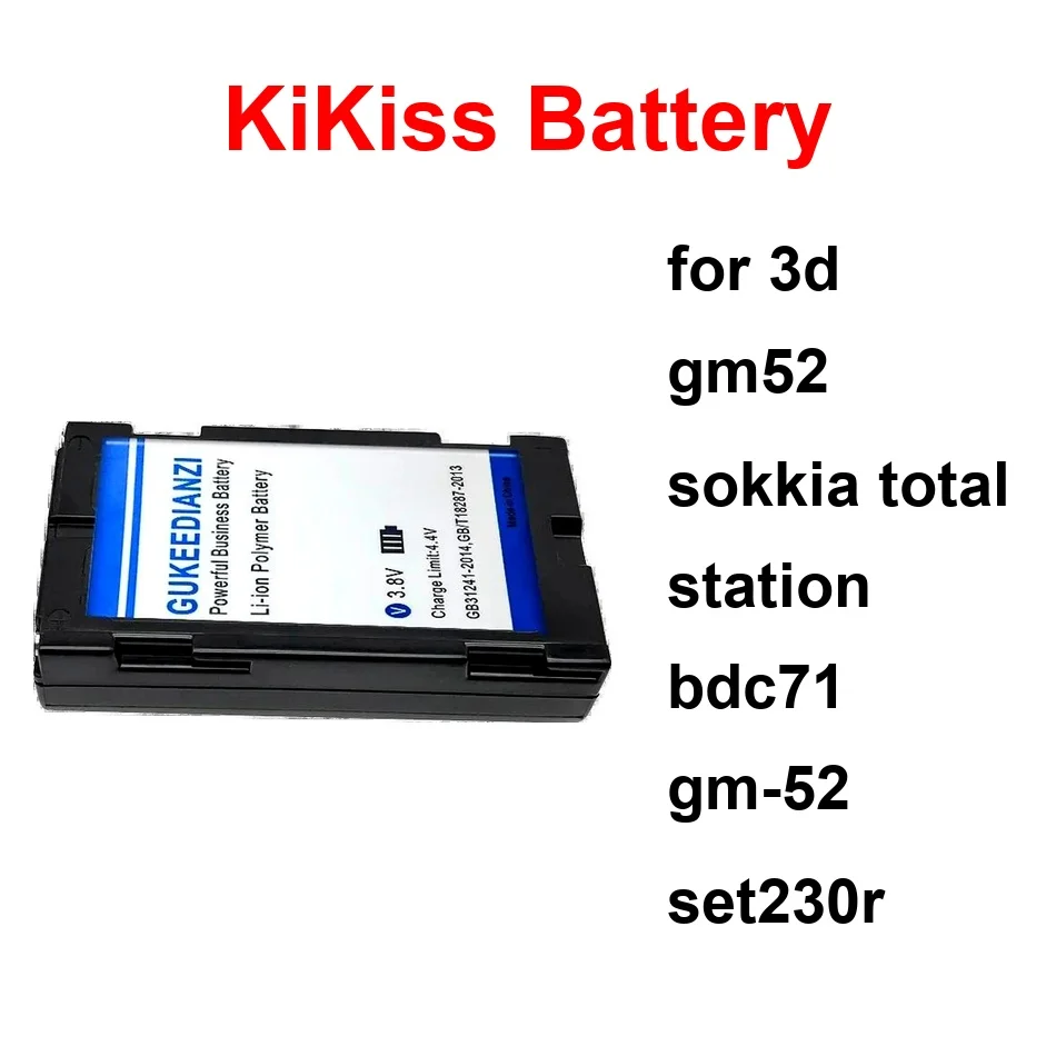 

Долговечный аккумулятор BDC72 BDC46B 3200-6500 мАч для 3D GM52 Sokkia Total Station BDC71 GM-52 Set230r