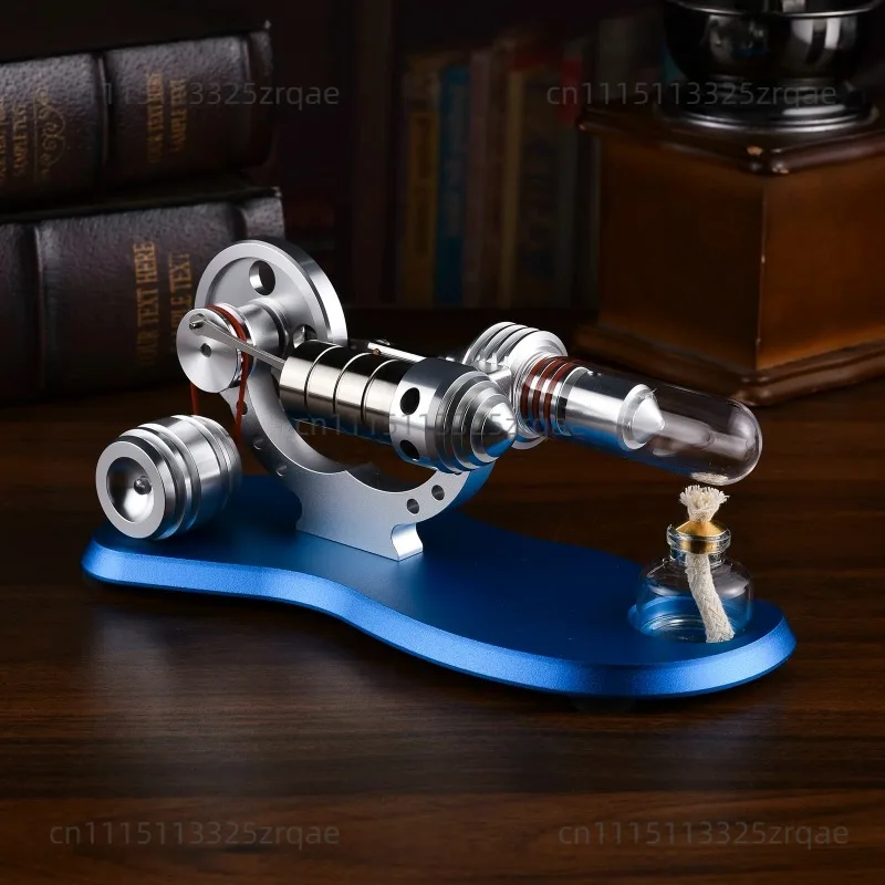 Boutique Stirling engine, miniature engine model, external combustion engine, can be started