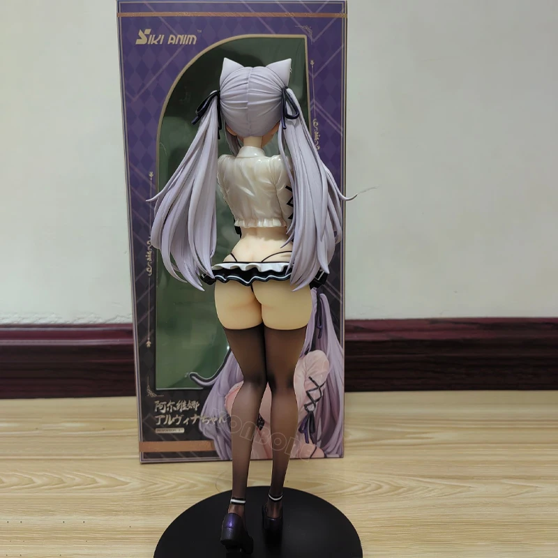 28 سنتيمتر ألفينا تشان الرطب مثير أنيمي فتاة الشكل Ensoutoys Dongtan/الصغير الشيطانة موموكو تشان عمل الشكل الكبار نموذج ألعاب الدمى #5