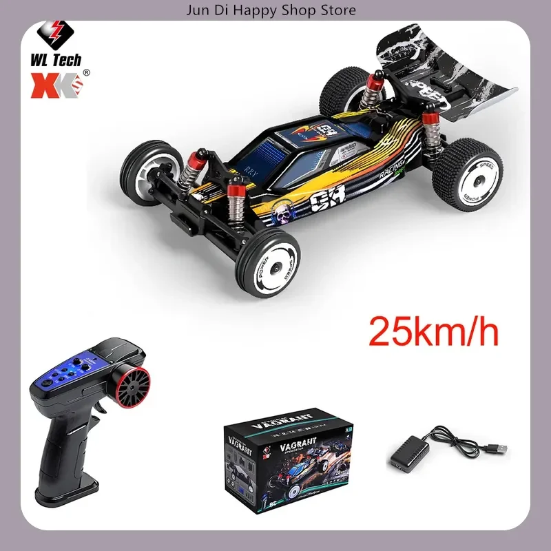Wltoys 244016 Hochgeschwindigkeits-RC-Auto mit Fernbedienung, Maßstab 1:24, elektrischer Zweiradantrieb, wettbewerbsfähiges Spielzeugfahrzeug für Kinder ab 14 Jahren