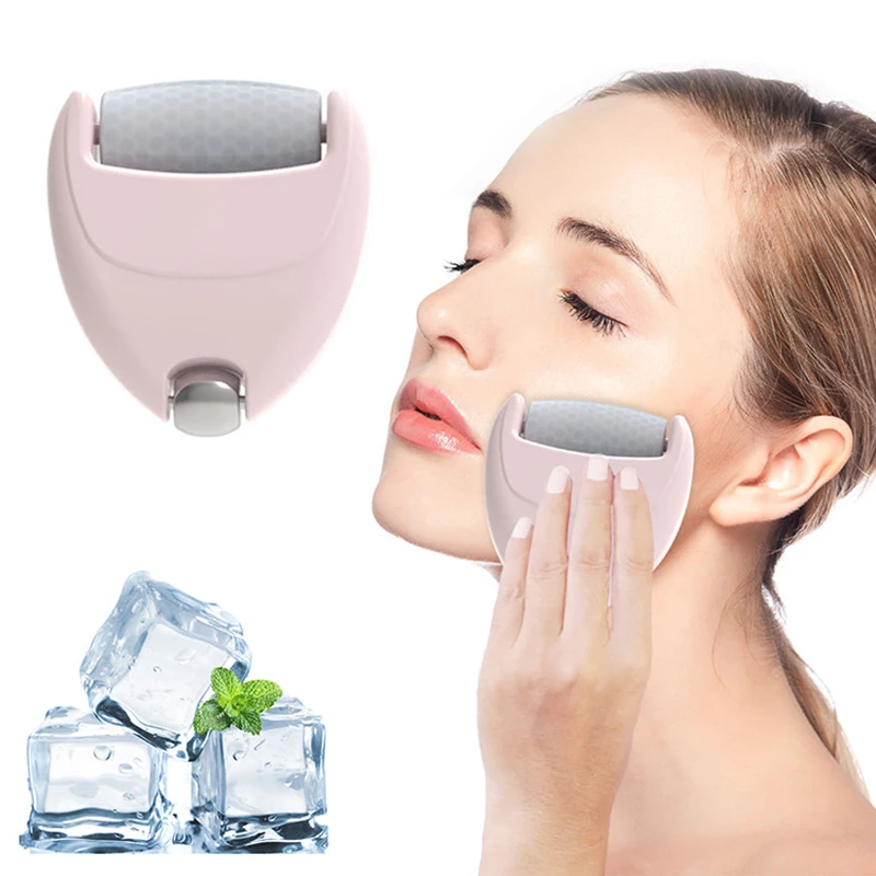 New 2 in 1 Facial Massage Tool Double Sided Ice Roller  Beauty Care for Face