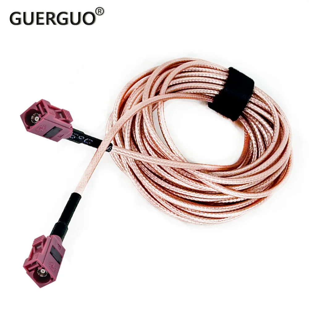 RF Coaxial RG316 Cable Fakra D Male/Female/Male long Connector Antenna Extension Grey Coaxial Cable for Car Remote Control Key