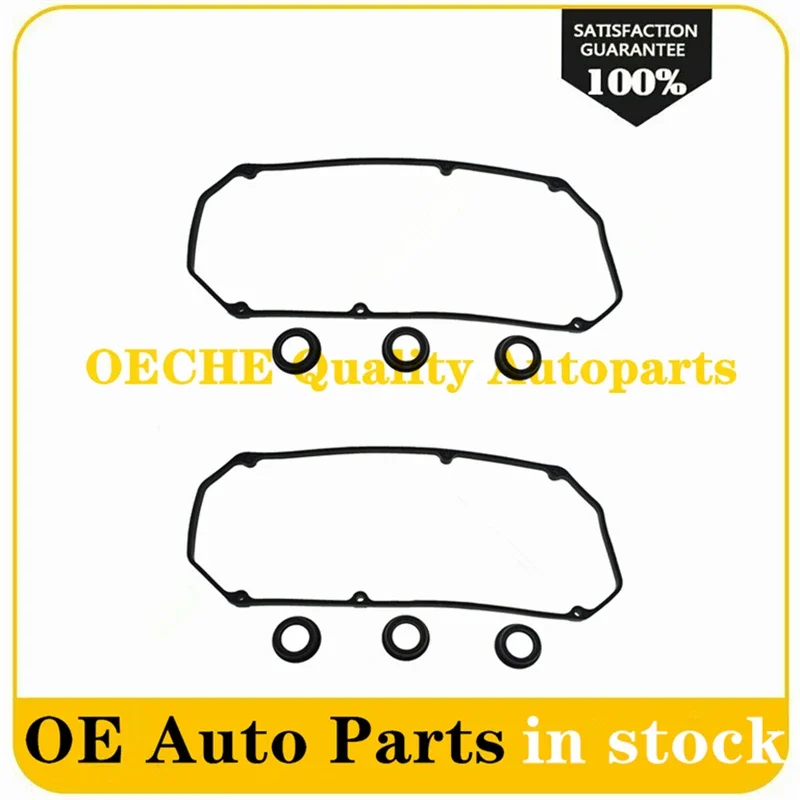 

New Valve Chamber Gasket 6G72 MD198128 MD330989 Oil-resistant Rubber Sealing Ring Spark Plug Seal for Mitsubishi Pajero V33-12