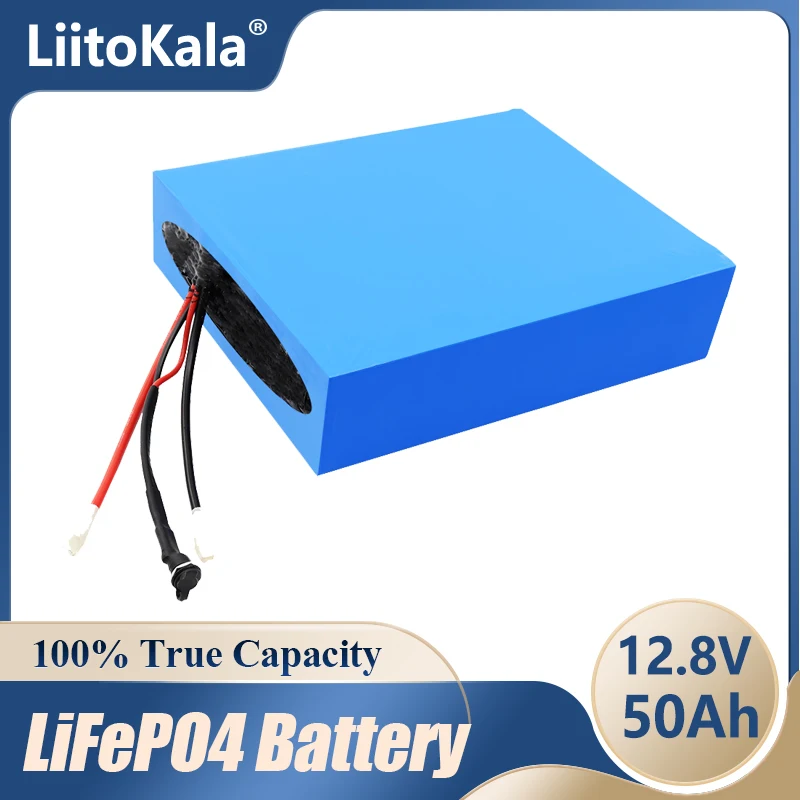 Imagem -04 - Liitokala 12v 12.8v 50ah Lifepo4 Bateria 12v 30ah com Bms para Golf Trolly Áudio Alto-falante Led Luz 12v Bateria rv Xenon Luz