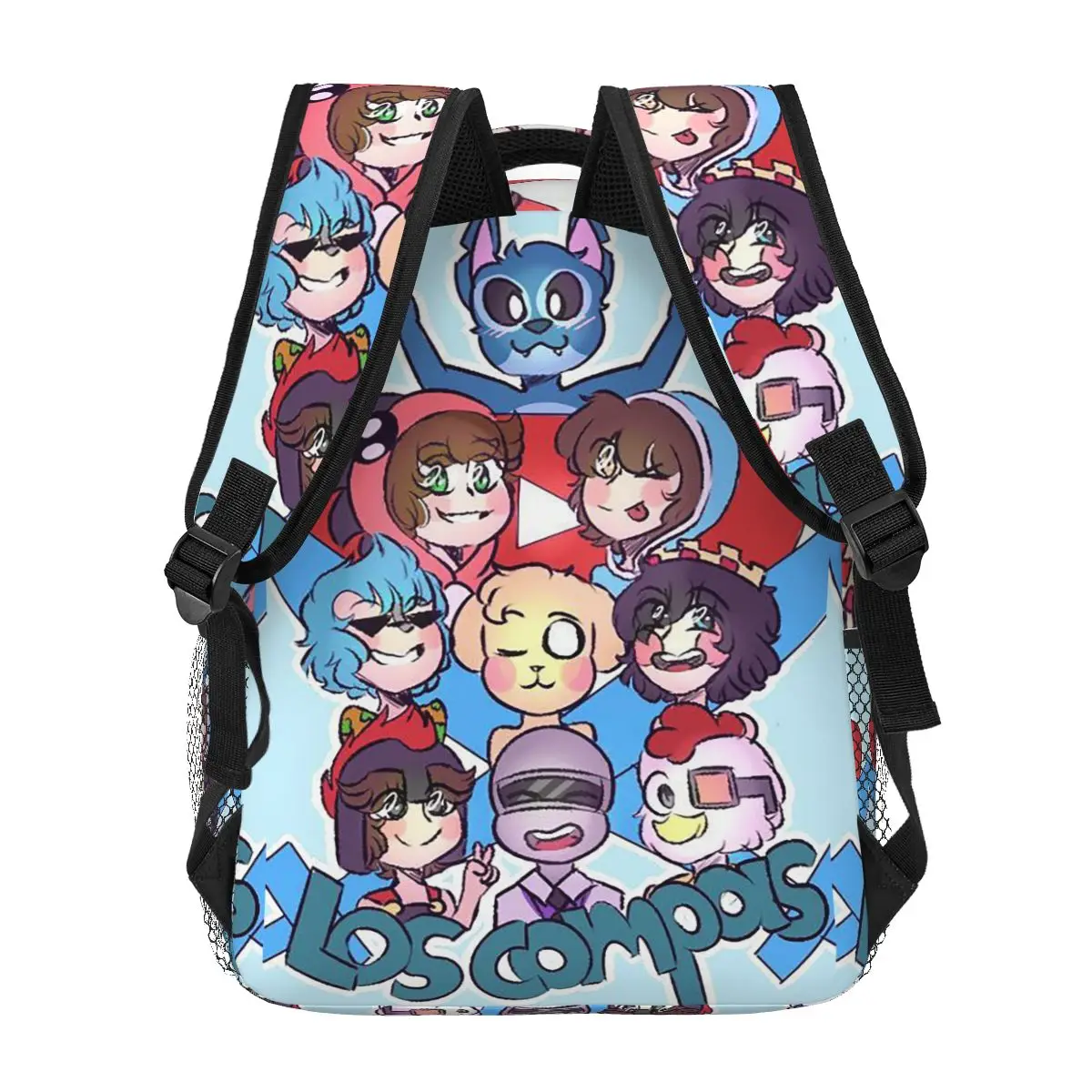 Compas Family Backpacks Boys Girls Bookbag Students School Bags Cartoon Travel Rucksack Shoulder Bag Large Capacity