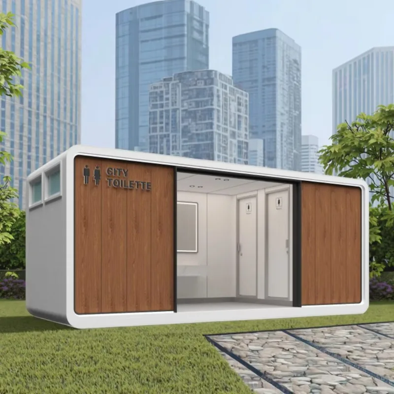 Customized Durable Stainless Steel Waterproof Modern Portable Toilet Commercial Outdoor Public Restroom Equipment Office Steel S