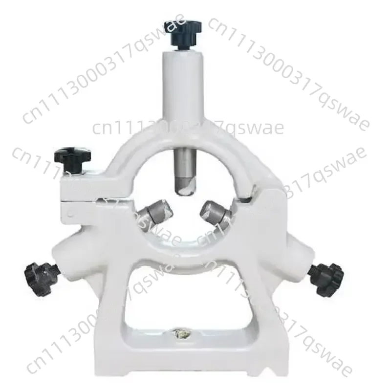New central bracket attachment bracket behind the lathe