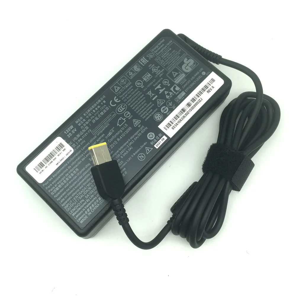 Оригинальный адаптер переменного тока 20 В, 6 А, 120 Вт для Lenovo PA-1121-72 ADP-120TH G510 A7300, зарядное устройство для ноутбука