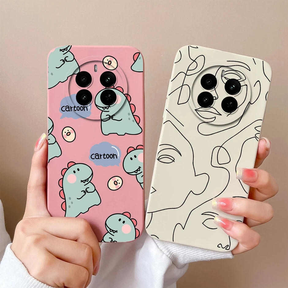 Case For Realme 13 4G Cute Cartoon Dinosaur Pattern Silicone Soft Protective Phone Cover For Realme13 4G Ultrathin Fundas Bumper