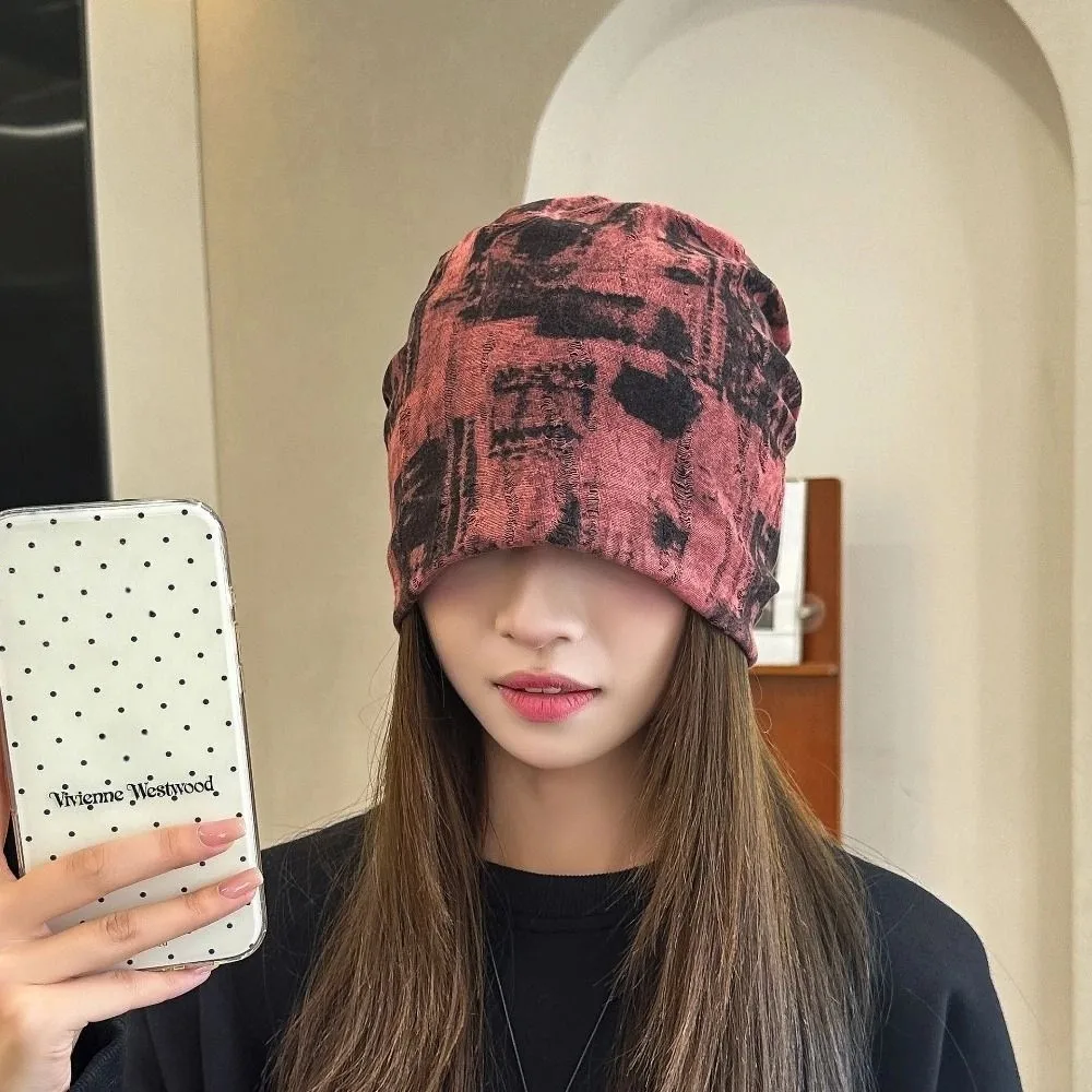 عارضة البوليستر القطن النساء بيني تنفس مرونة الدافئة البلوز قبعة لينة الهيب هوب بونيه الأذن دفئا قبعة للنساء والرجال #2