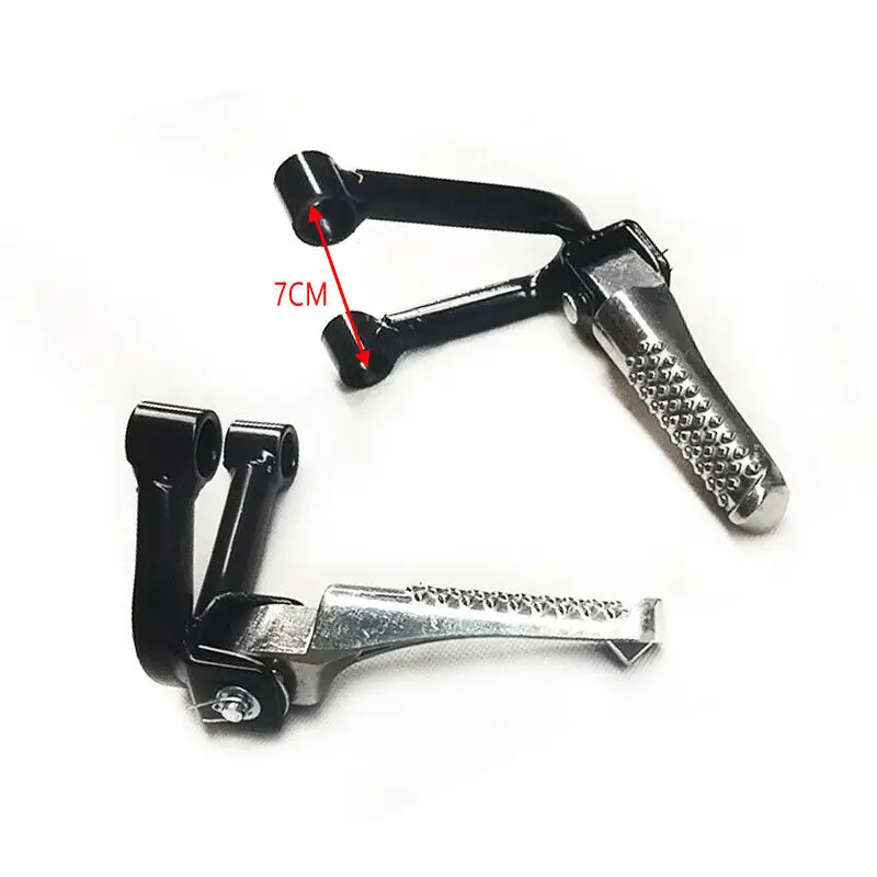 2pcs Motorcycle Footpegs Motorcycle Rear Passenger Foot Pegs Footrests Foot Pegs Rear Foot Rests For Cross-Country Motorcycle