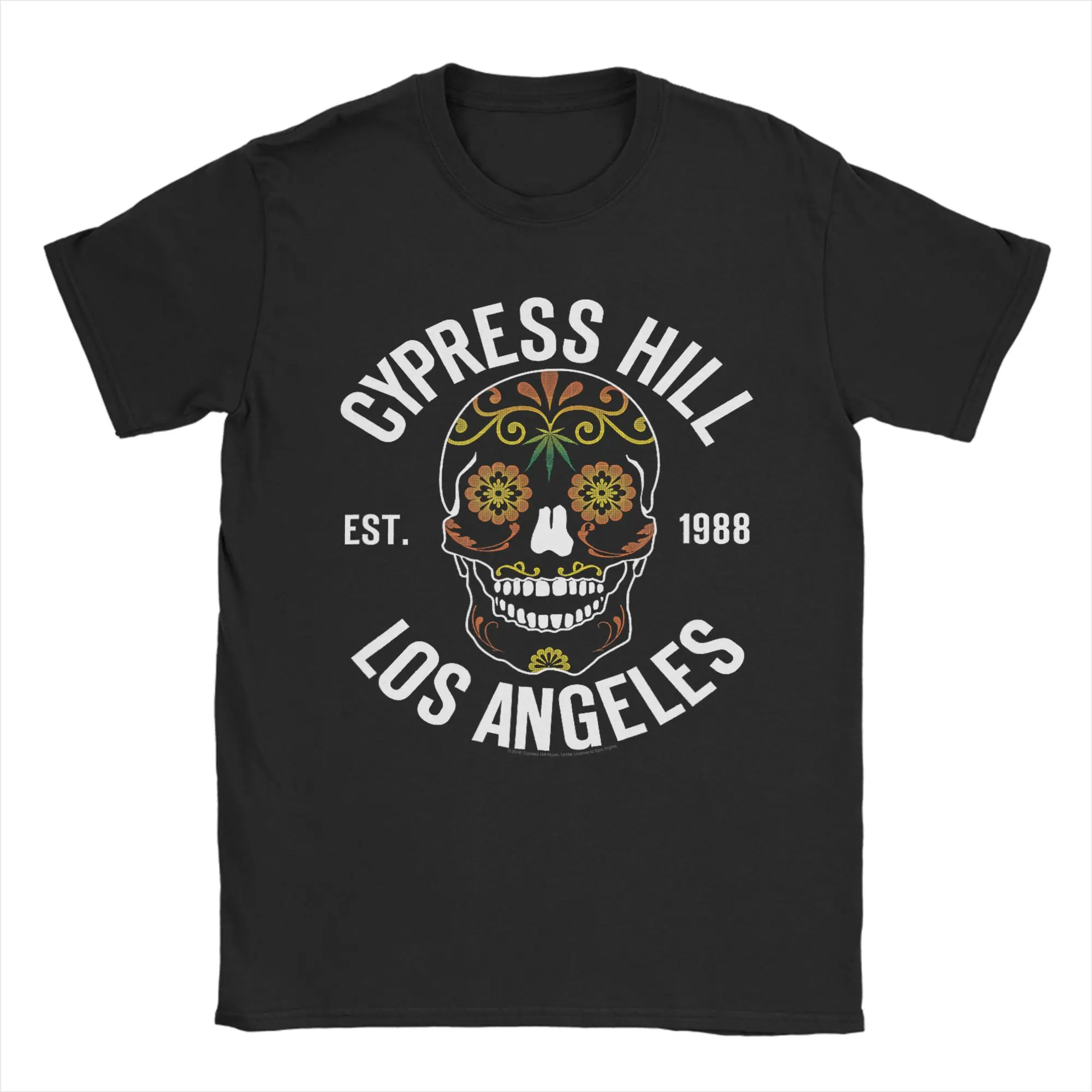 Camiseta Cypress Hill Till Death Do Us Part para Homens, Camisetas Vintage de Algodão Puro, Gola Redonda, Manga Curta, Roupas para Adultos