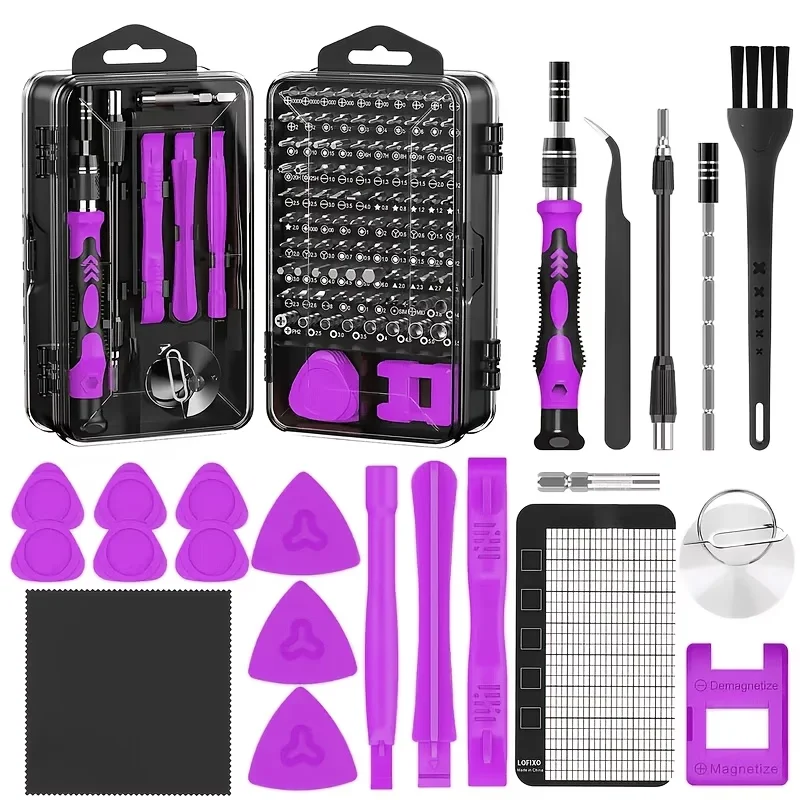 115 in 1 Multifunctional Screwdrivers Set Magnetic Screw Driver Bits Precision Computer PC Phone Watch Repair Kit Hardware Tool