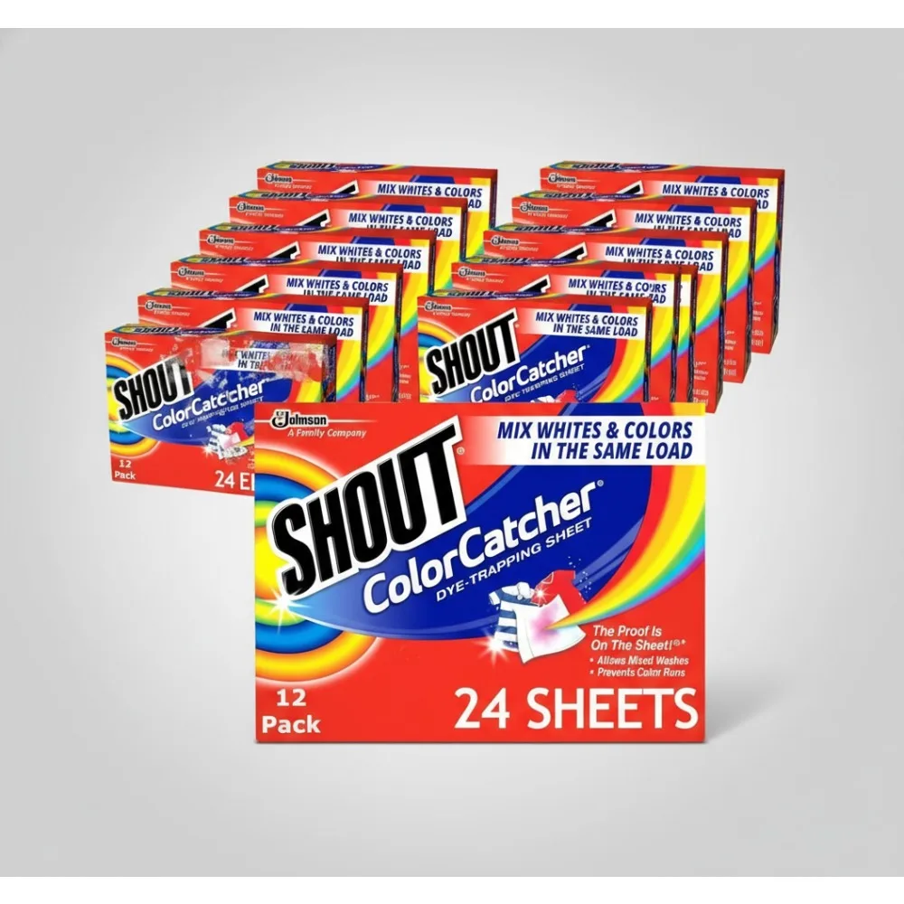 

Color Catcher Sheets for Laundry, Prevents Color Bleeding, Saves Time with Mixed Washes, 288 Sheets Total