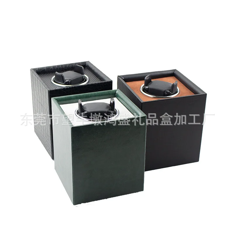 Automatic Winding Watch Roll Case Mechanical Watch Display Box Storage BoxLEDLamp Transducer Shaking Watch Device Single Series