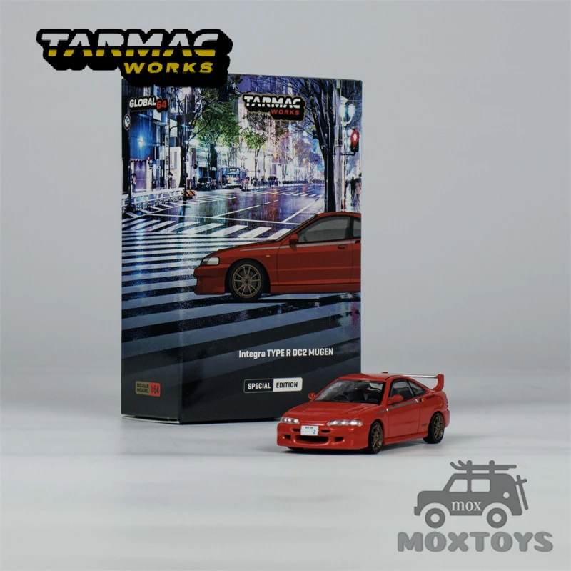 

TW 1:64 Global64 Mugen Integra Type-R DC2 2025 HEC Red Diecast Model Car