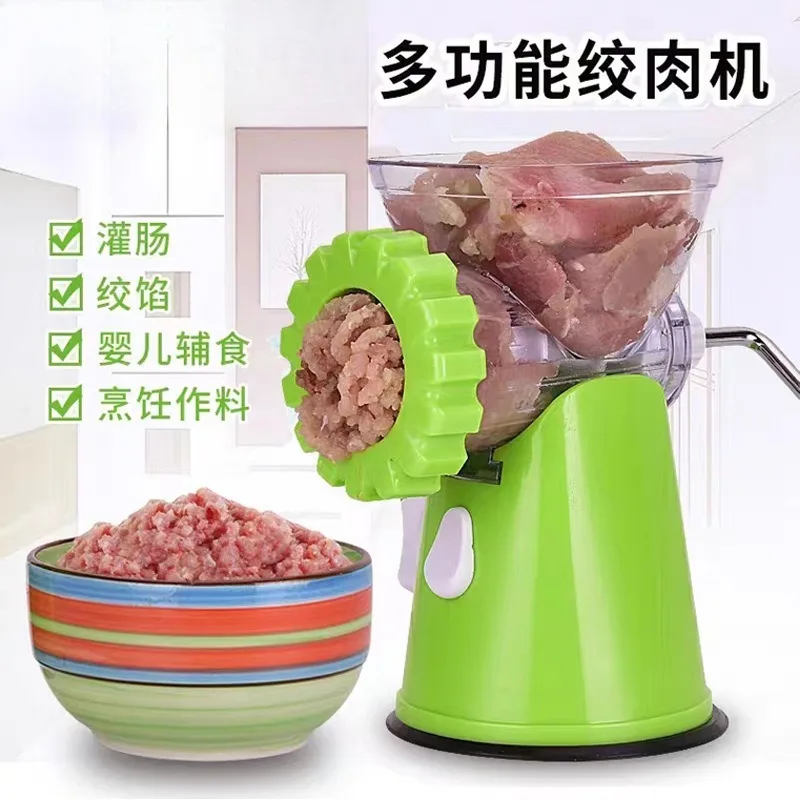 Meat Grinder Manual Processors Food Mincer Kitchen Machine Sausage Maker Stuffer Vegetable Chopper Blender Meat Grinder Manual