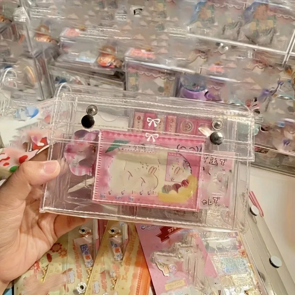 4-Layer PVC Transparent Makeup Bag, Travel Toiletry Organizer & Multi-Purpose Pencil Case for Students