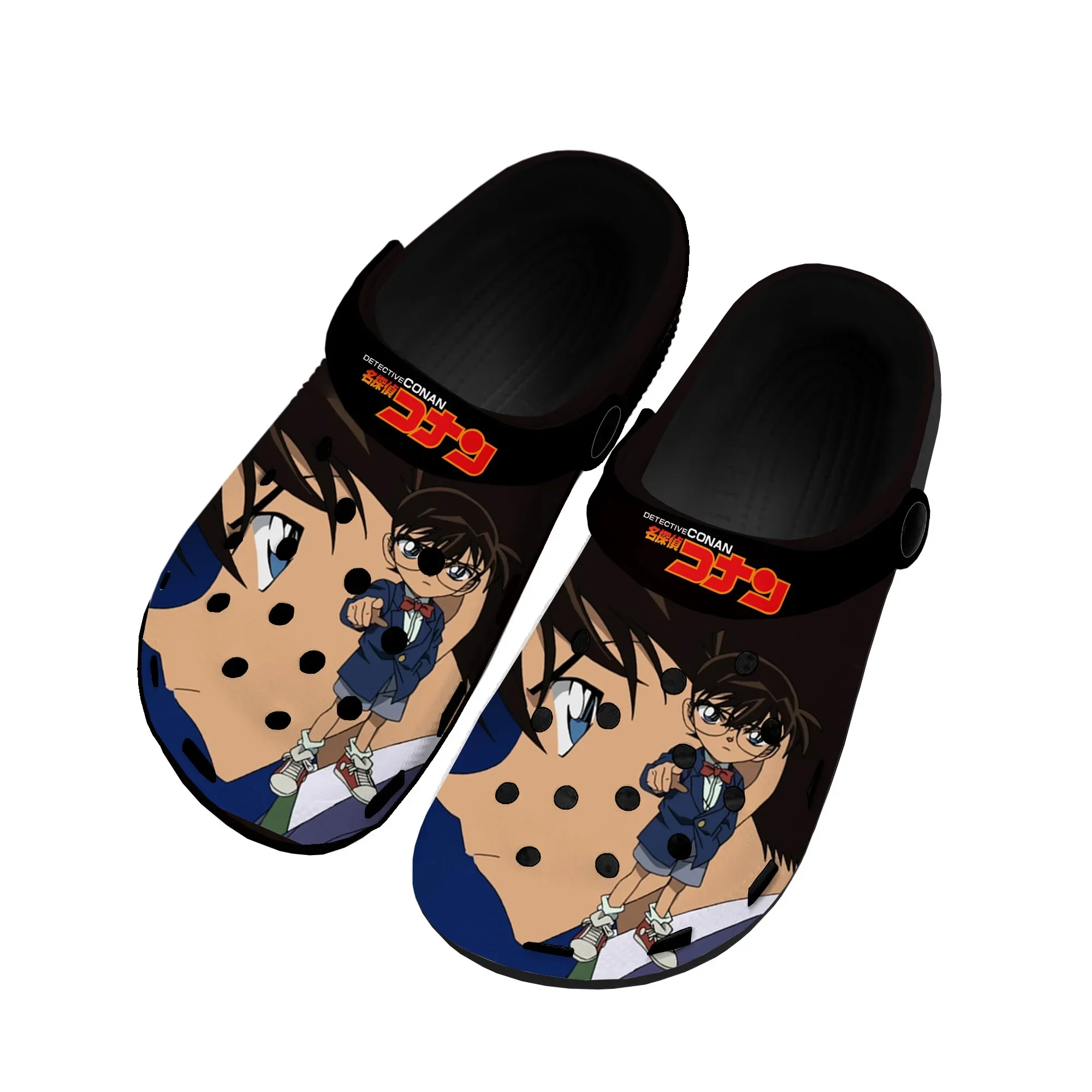 

Detective Conan Cartoon Anime Home Clogs Custom Water Shoes Mens Womens Teenager Shoe Garden Clog Breathable Beach Hole Slippers